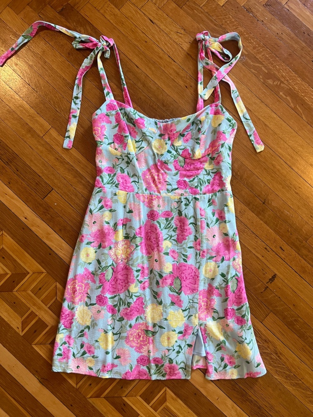 Wayf Floral Mini Dress